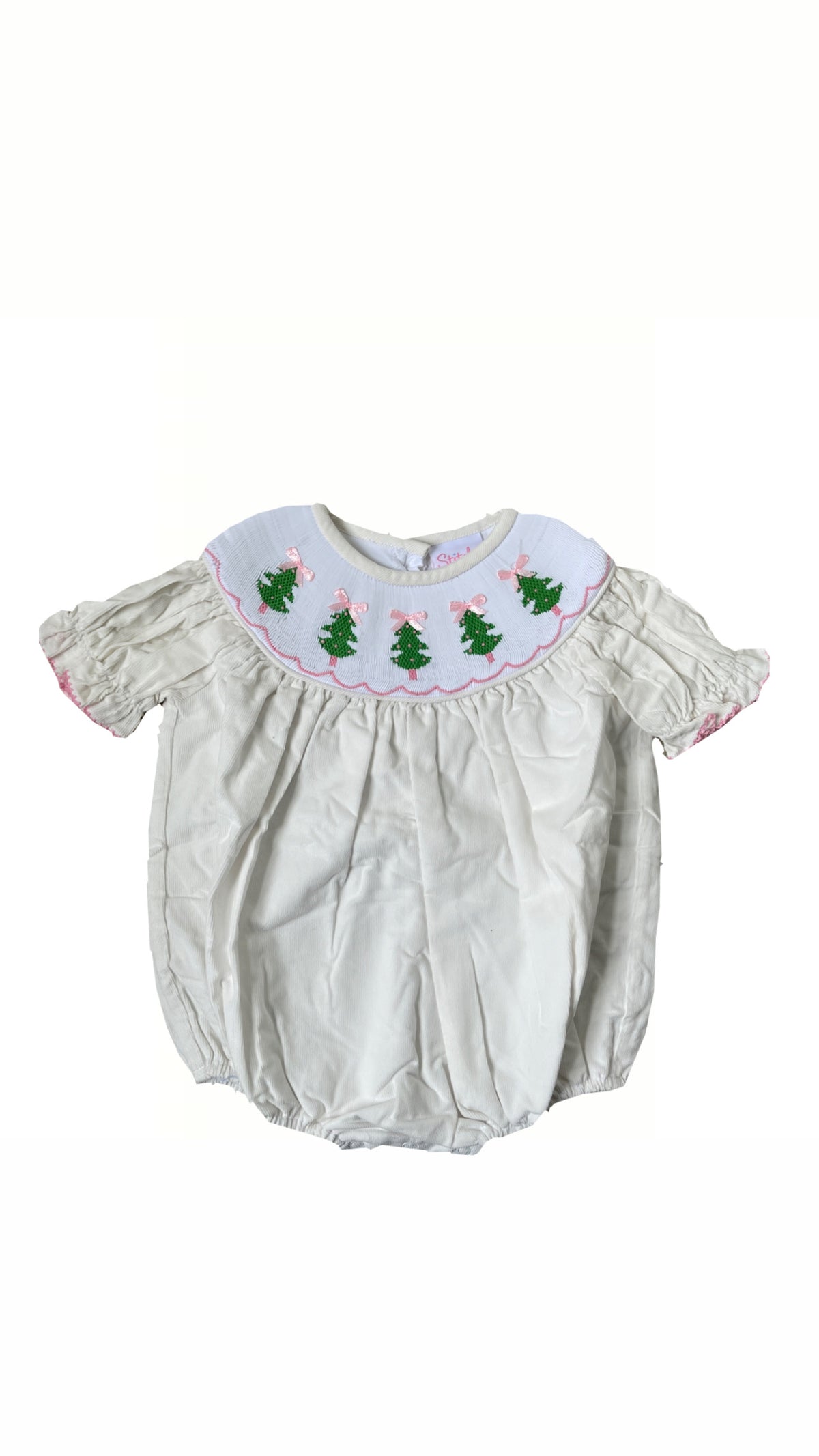 Stitchy Fish Christmas Tree Romper NEW
