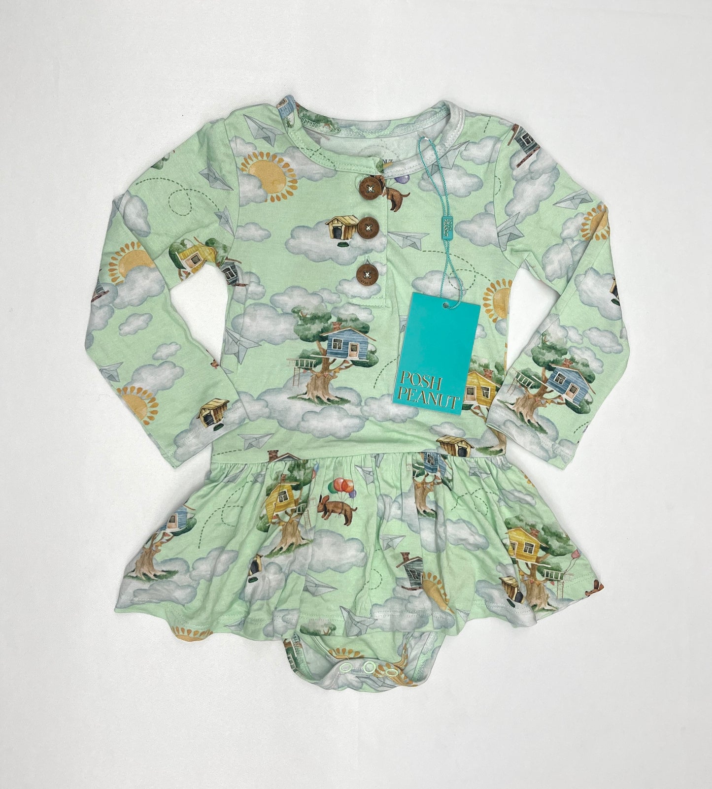 Posh Peanut Bodysuit Dress