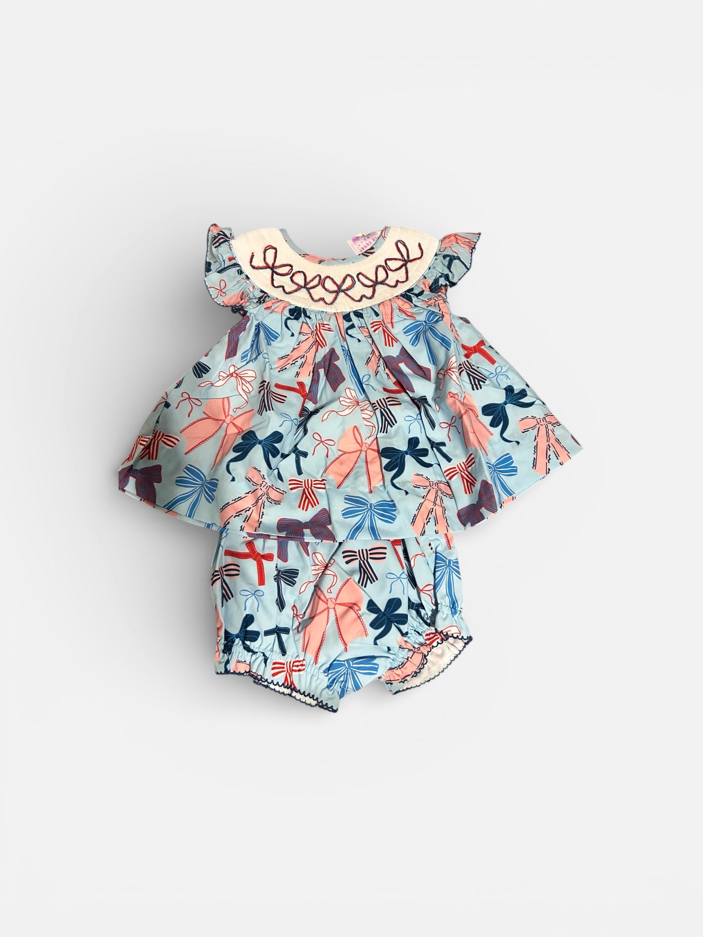 New smocked diaper set