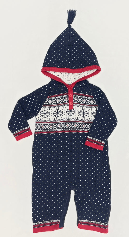 Hanna Andersson Holiday Sweater Romper