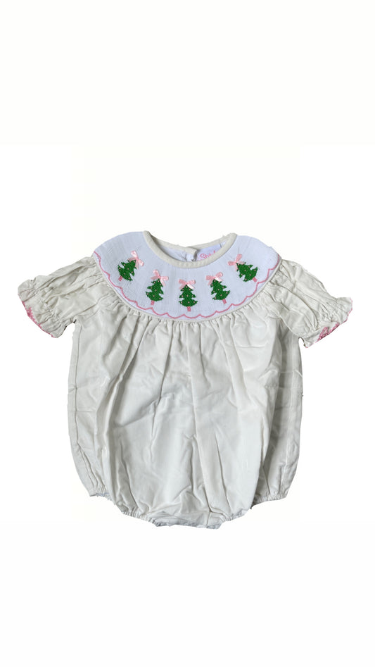 Stitchy Fish Christmas Tree Romper NEW