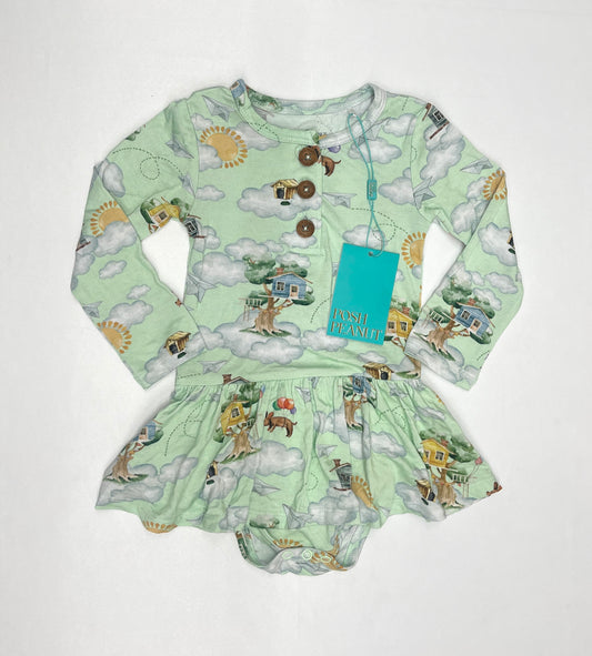 Posh Peanut Bodysuit Dress