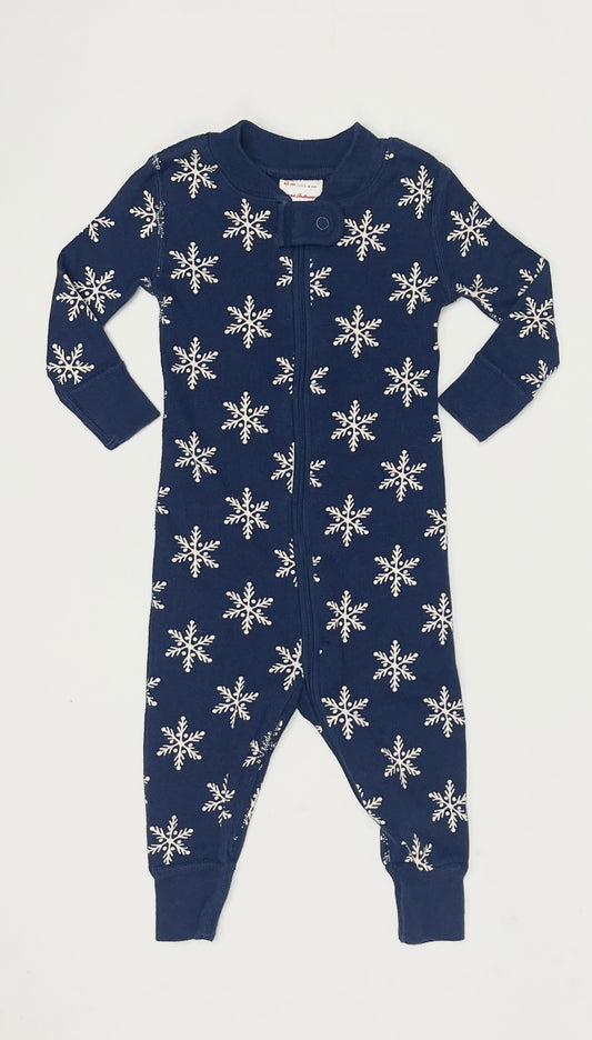 Hanna Andersson Zipper Snowflake Sleeper