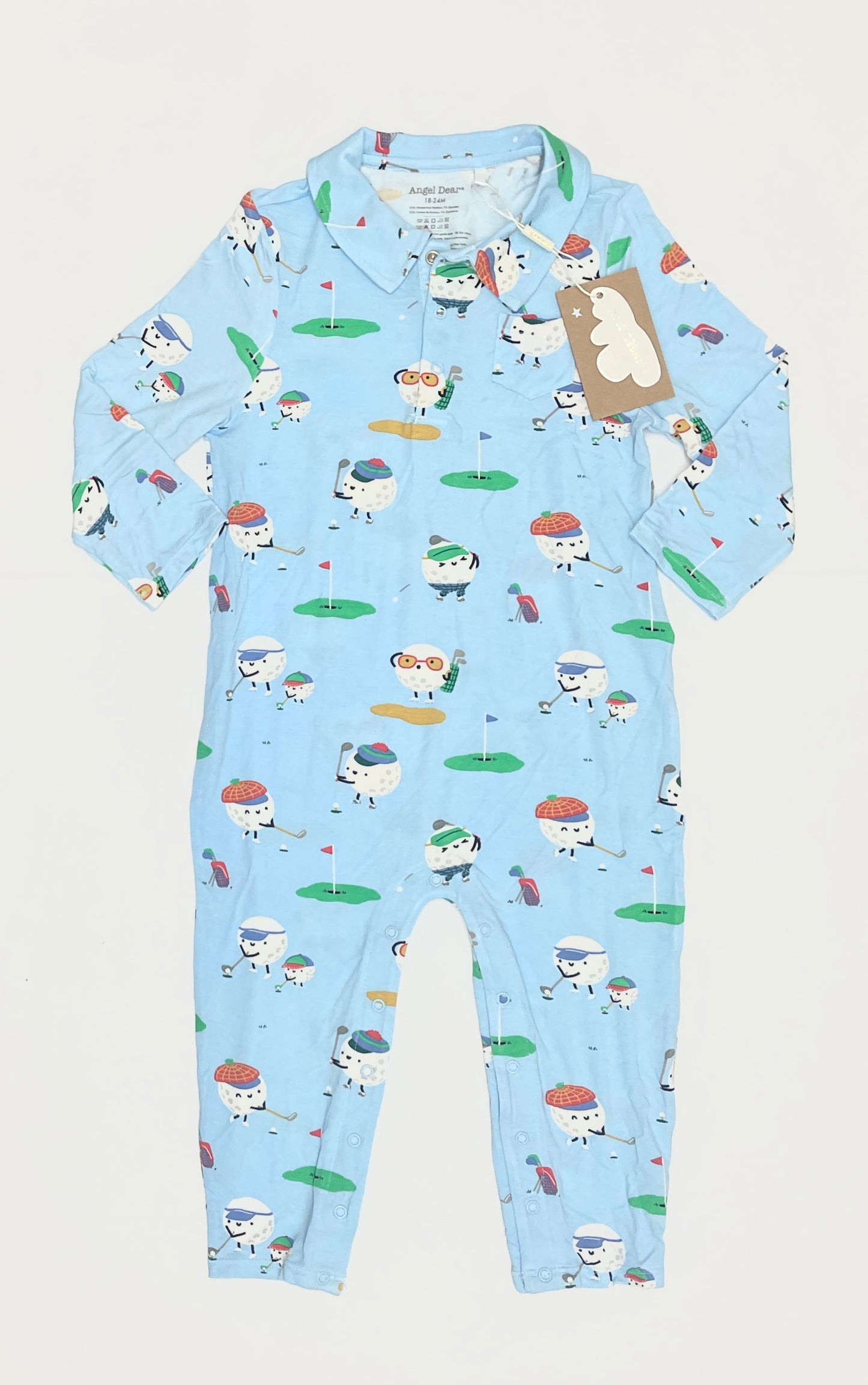 Angel Dear Golf Club Pro Polo Romper