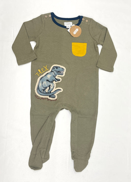 Mudpie Dino Footed Sleeper