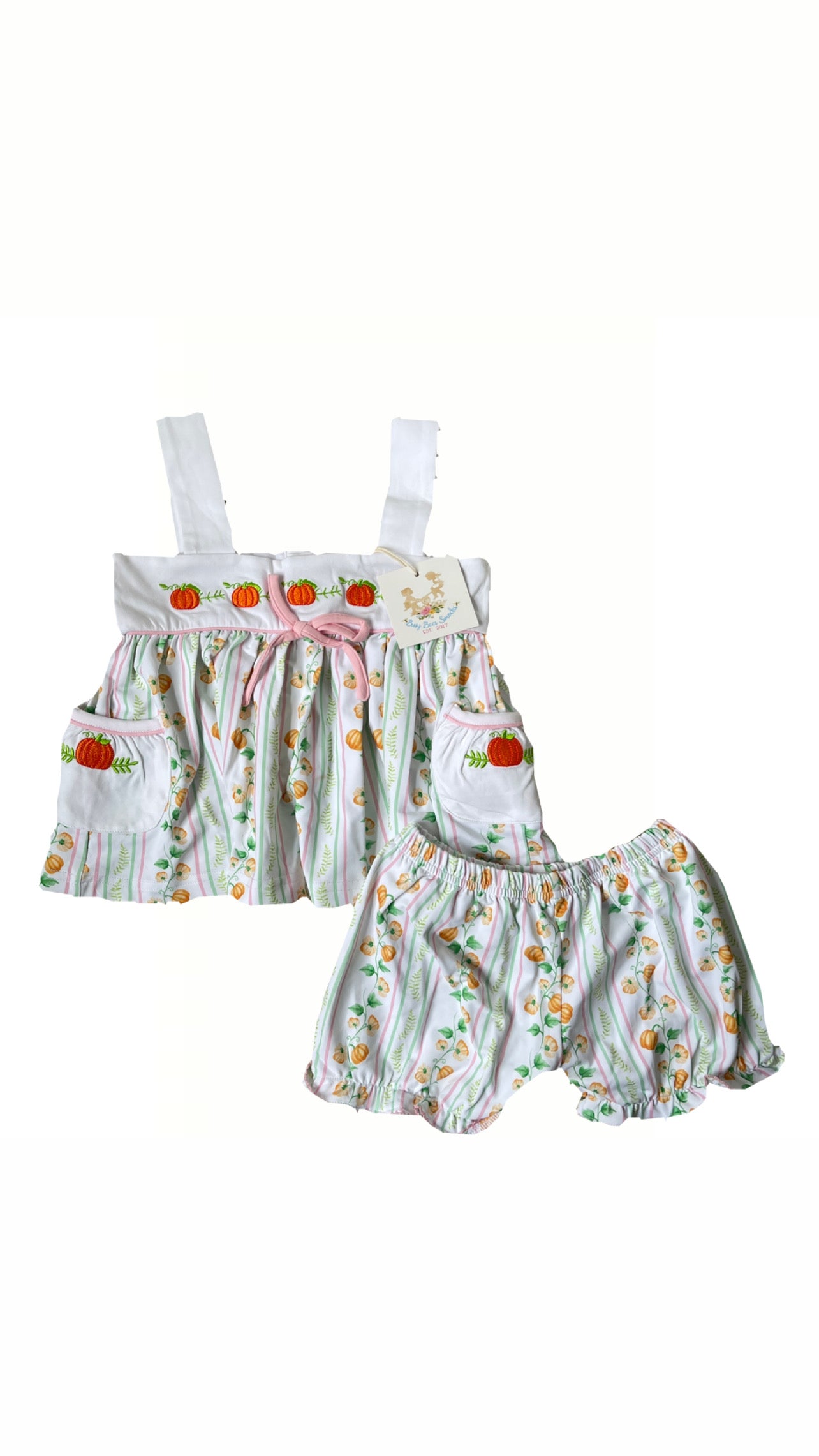 Busy Bees Smocks 2-piece Set