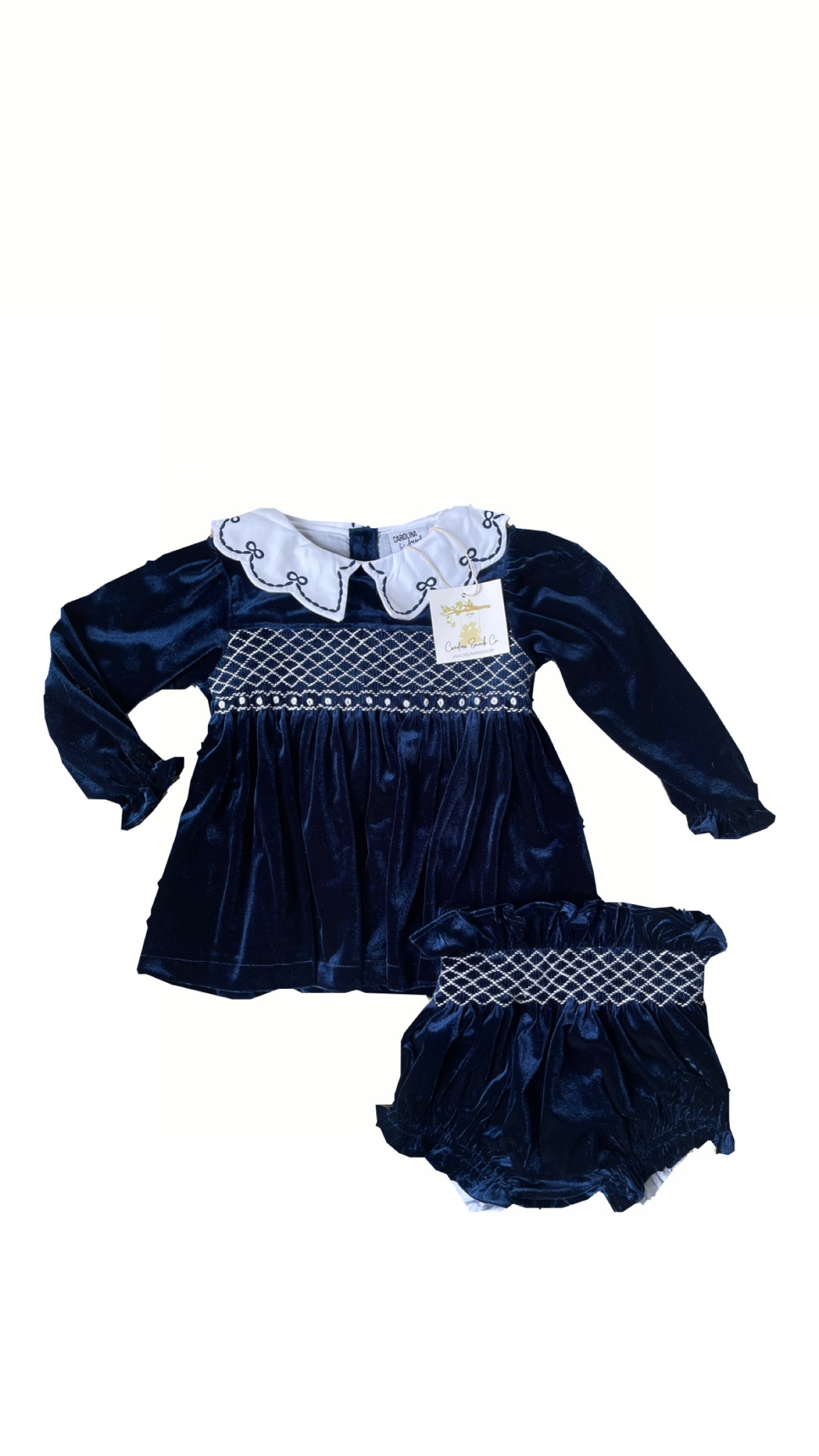 Carolina Smock Co. 2-piece Velvet Set