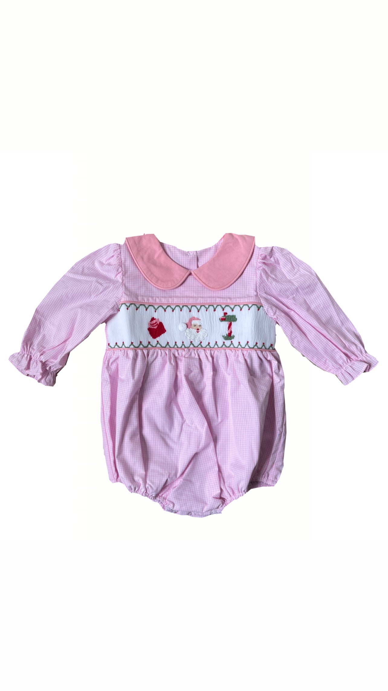 Stitchy Fish Santa Romper NEW