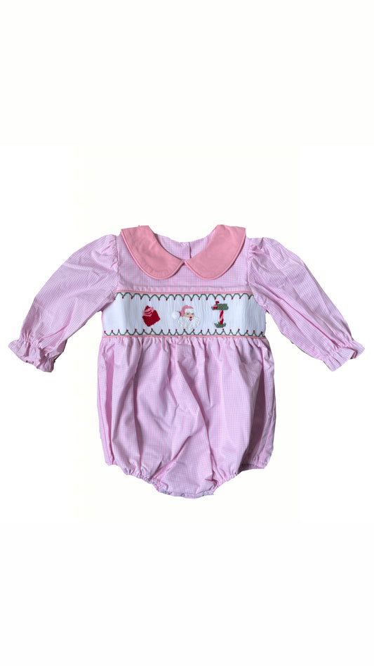Stitchy Fish Santa Romper NEW
