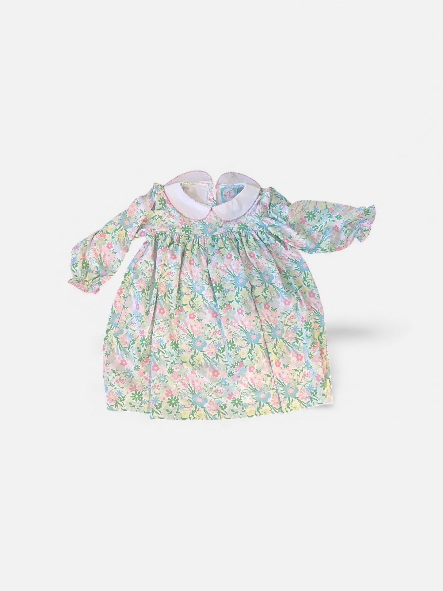 New smocked flamingo floral dress