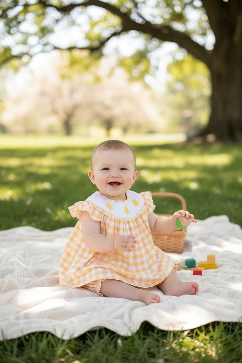 New smocked 2pc outfit